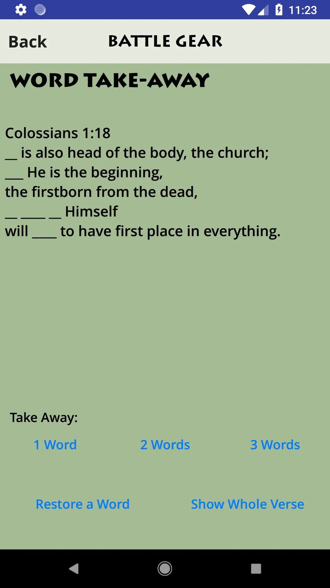 Colossians-Mem | Indus Appstore | Screenshot