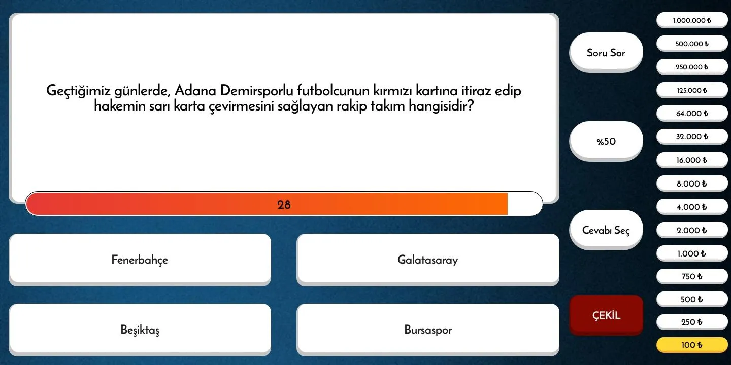 Milyoner Bilgi Yarışması | Indus Appstore | Screenshot