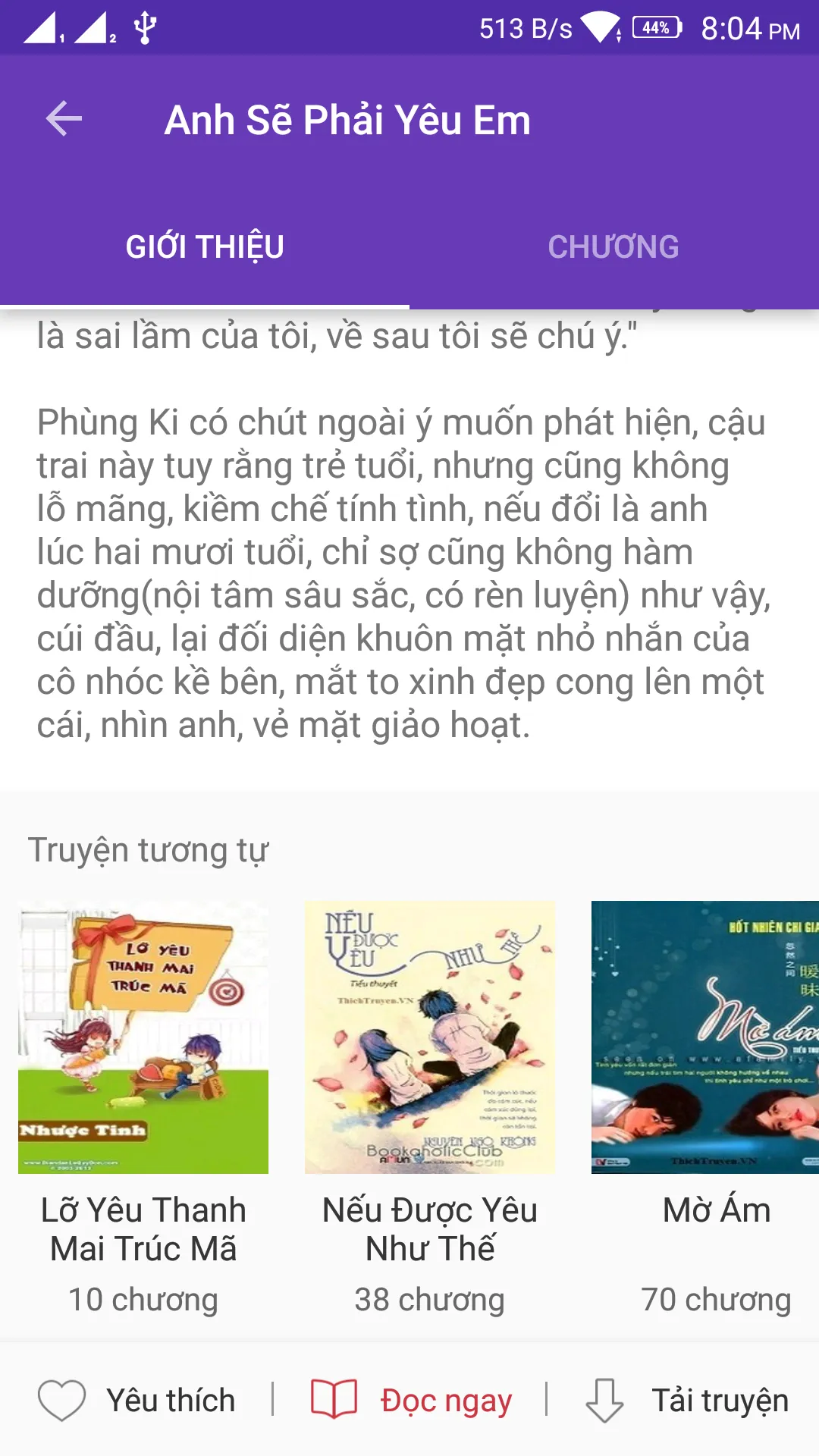 Truyện Ngôn Tình offline | Indus Appstore | Screenshot