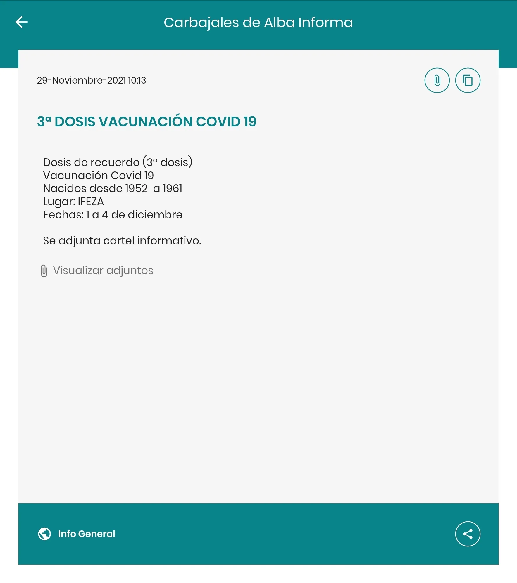 Carbajales de Alba Informa | Indus Appstore | Screenshot