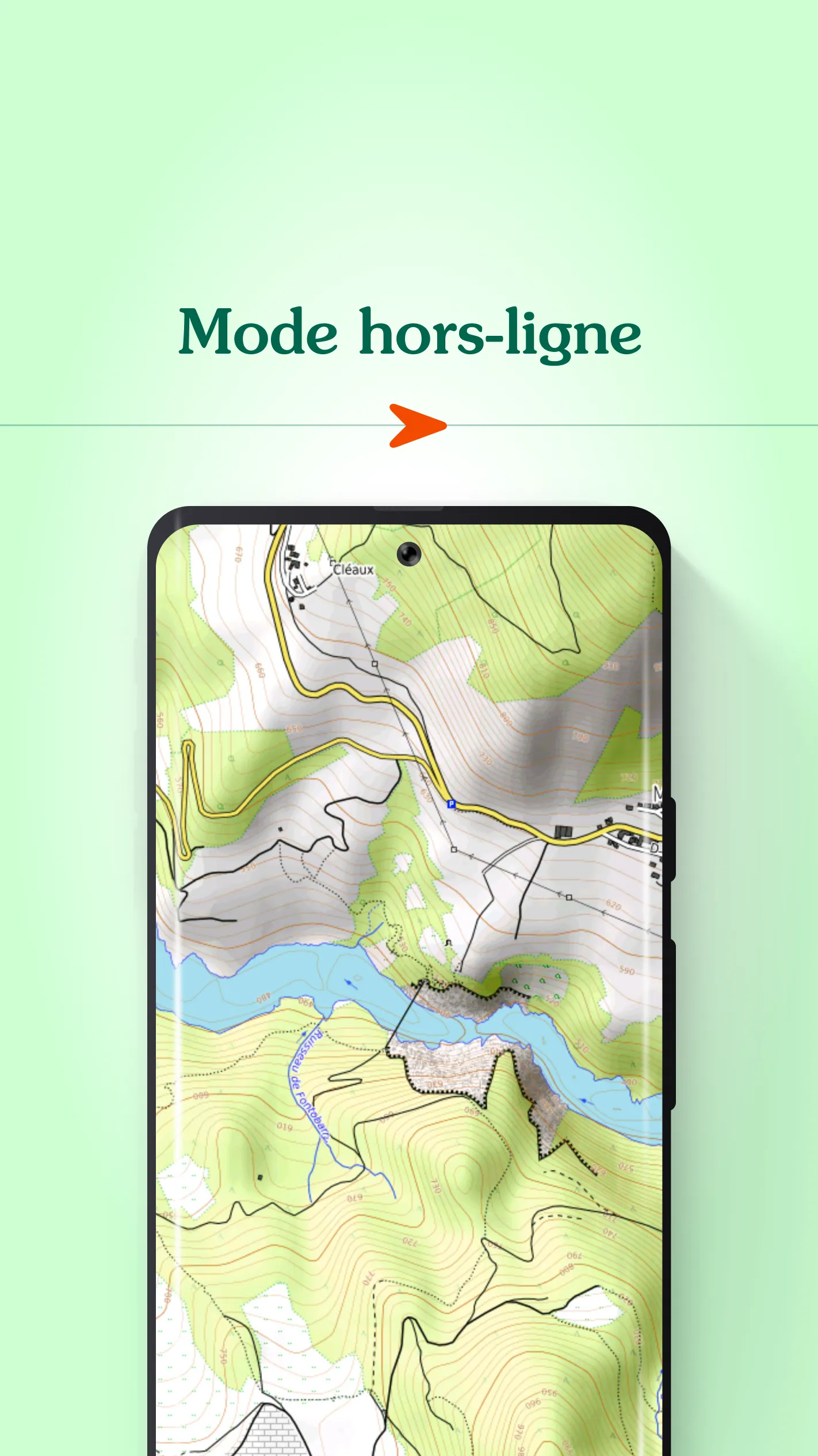 Iphigénie | The Hiking Map App | Indus Appstore | Screenshot