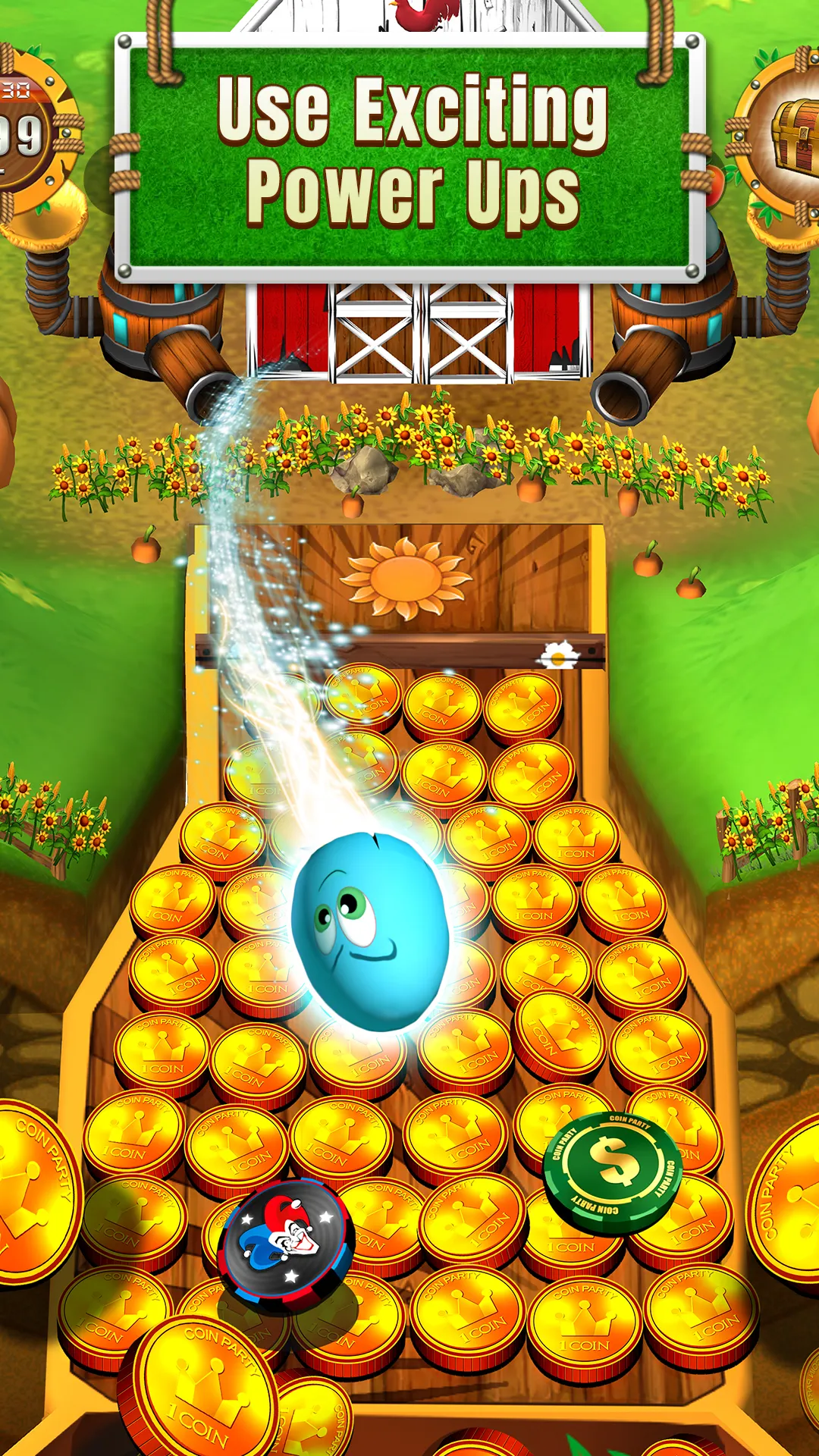 Farm Flowers Coin Party Dozer | Indus Appstore | Screenshot