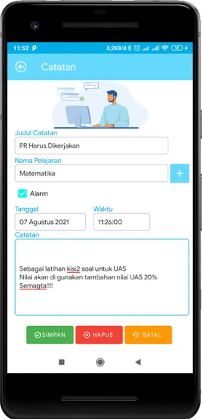 Jadwal Pelajaran | Indus Appstore | Screenshot