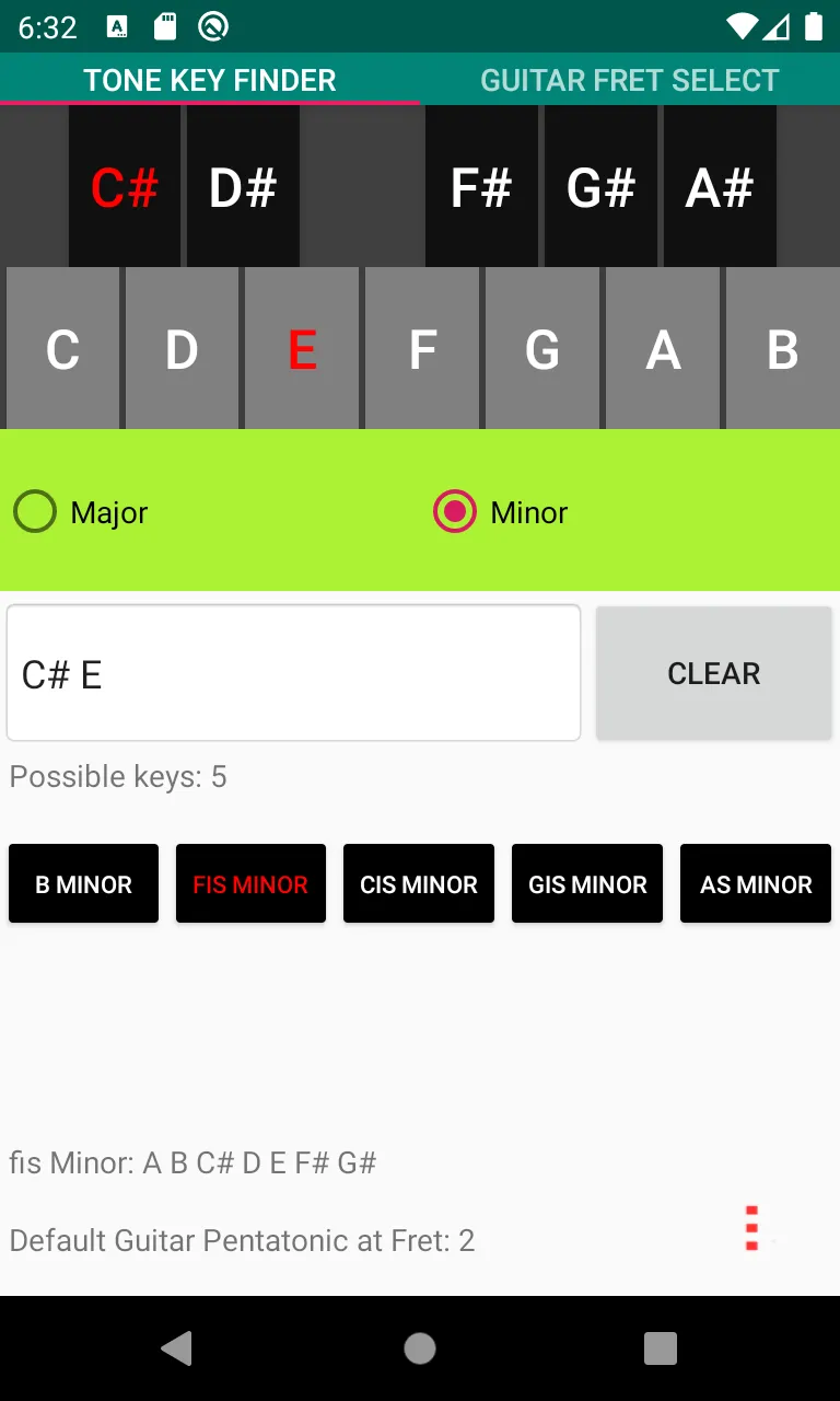 Tone Key Finder | Indus Appstore | Screenshot