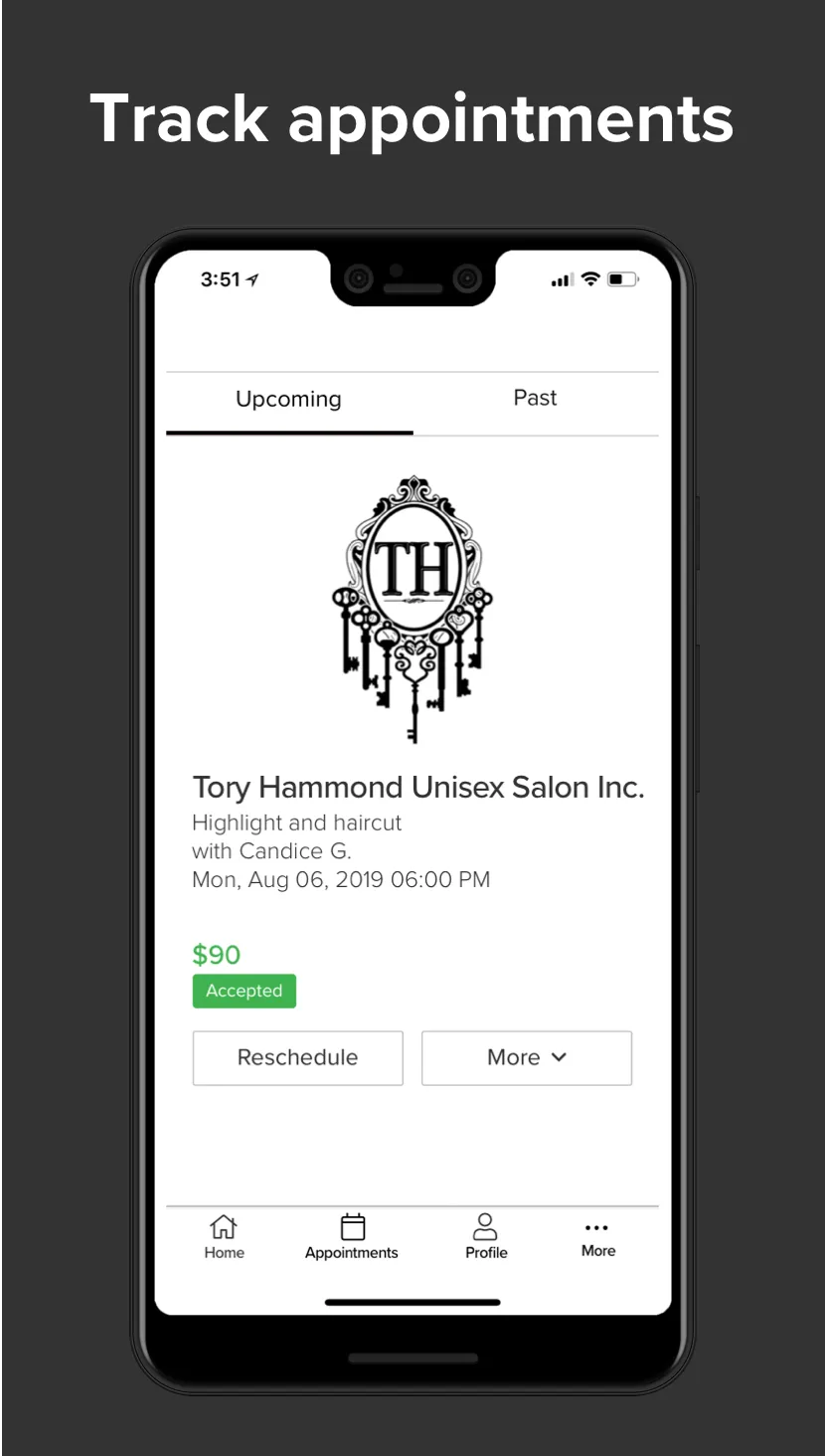 TORY HAMMOND UNISEX SALON INC | Indus Appstore | Screenshot