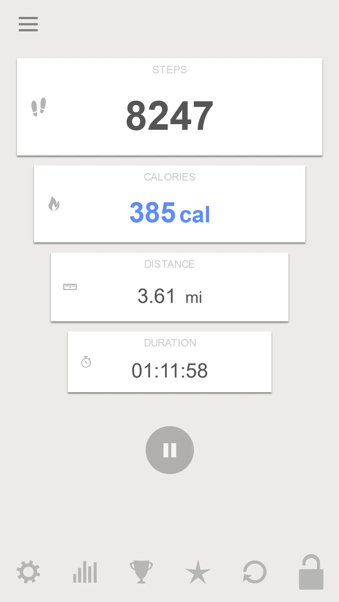 Step & Calorie Counter | Indus Appstore | Screenshot