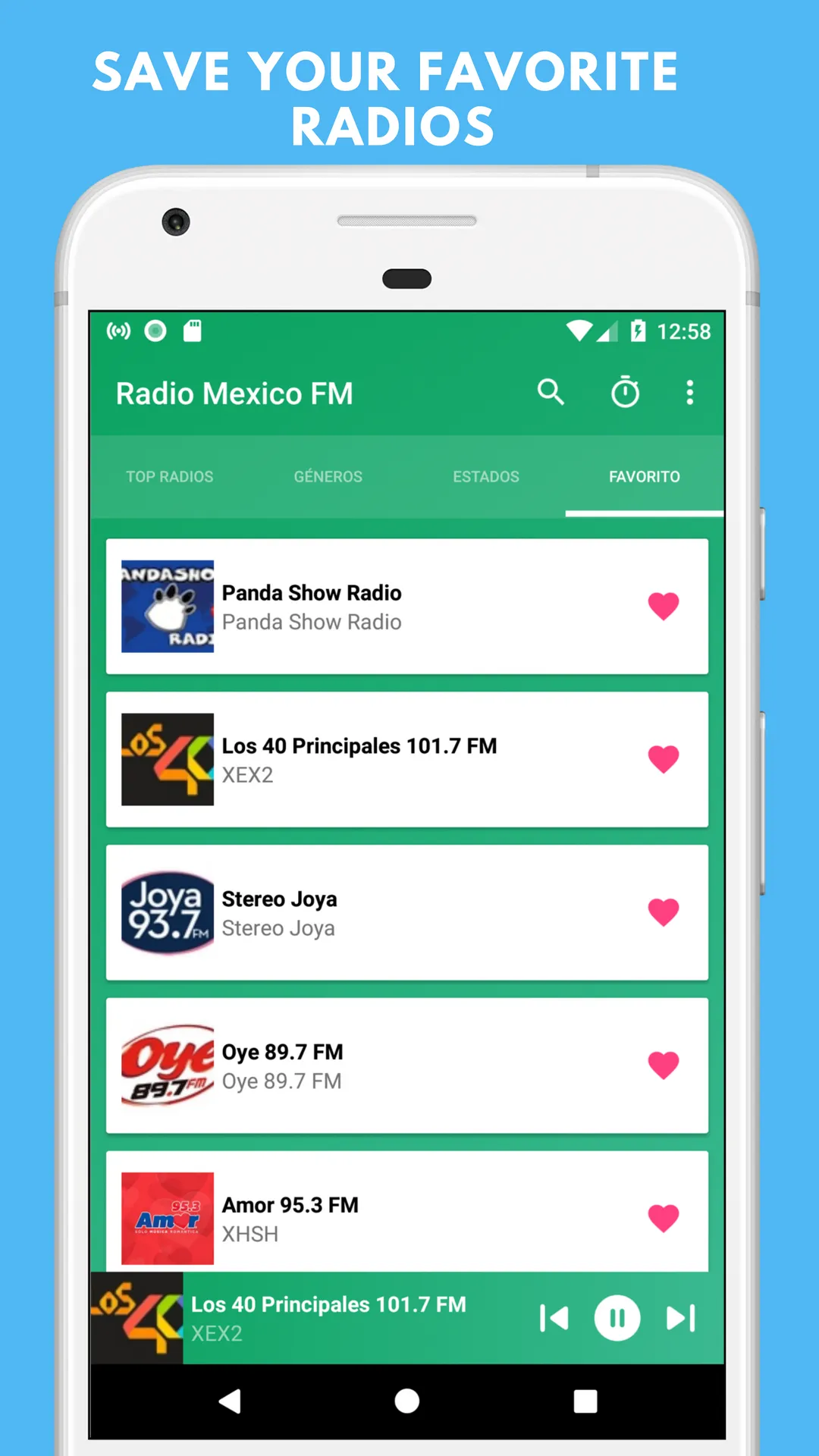 Radio Mexico FM & AM Stations | Indus Appstore | Screenshot