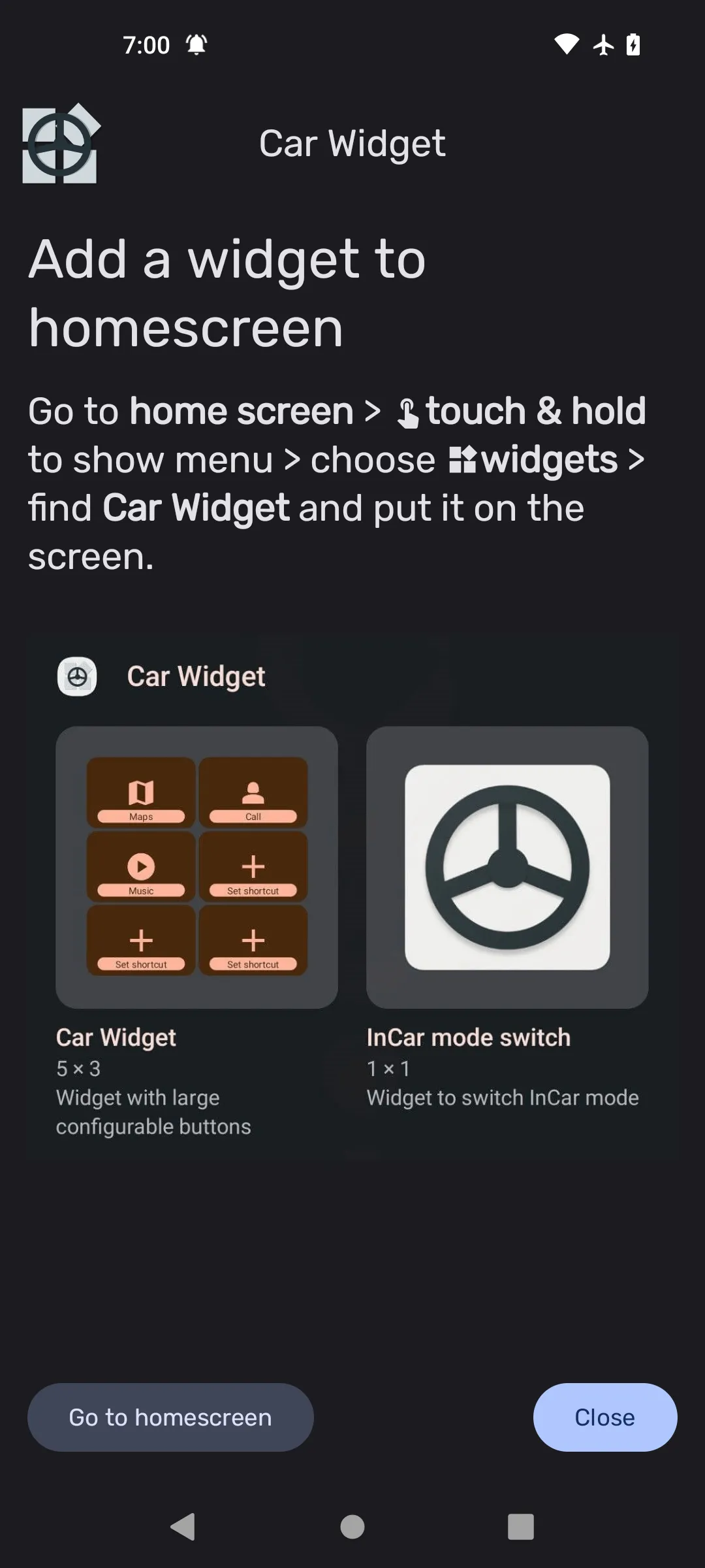 Car Widget | Indus Appstore | Screenshot