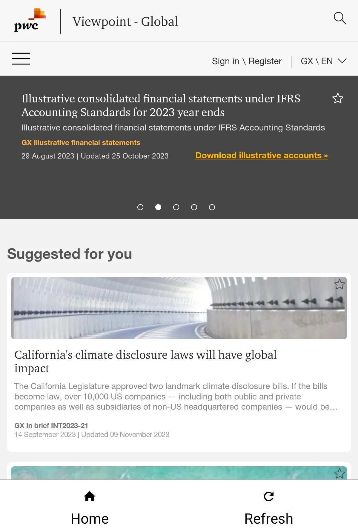 PwC Viewpoint | Indus Appstore | Screenshot