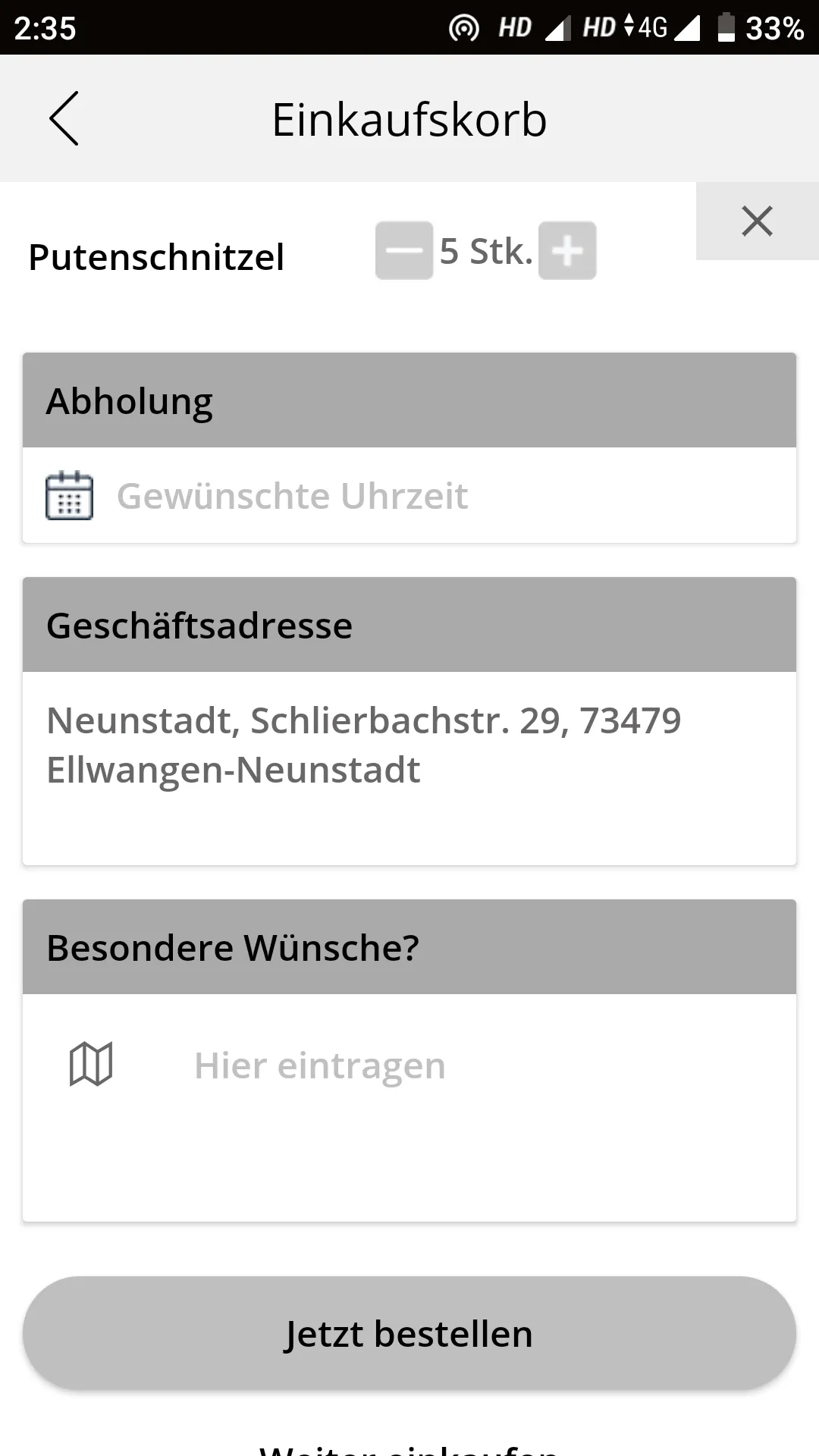 Metzgerei Bühler | Indus Appstore | Screenshot