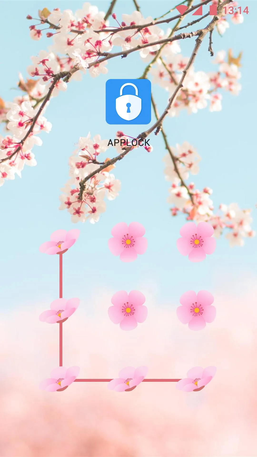 AppLock Theme Cherry Blossoms | Indus Appstore | Screenshot