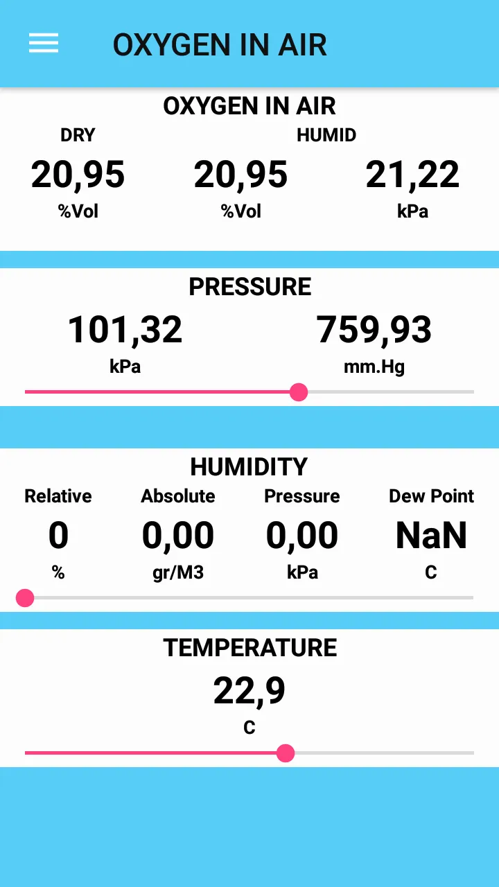 Calculation air oxygen | Indus Appstore | Screenshot