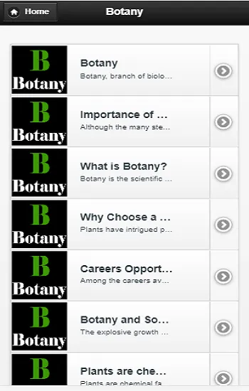 Botany Basics | Indus Appstore | Screenshot