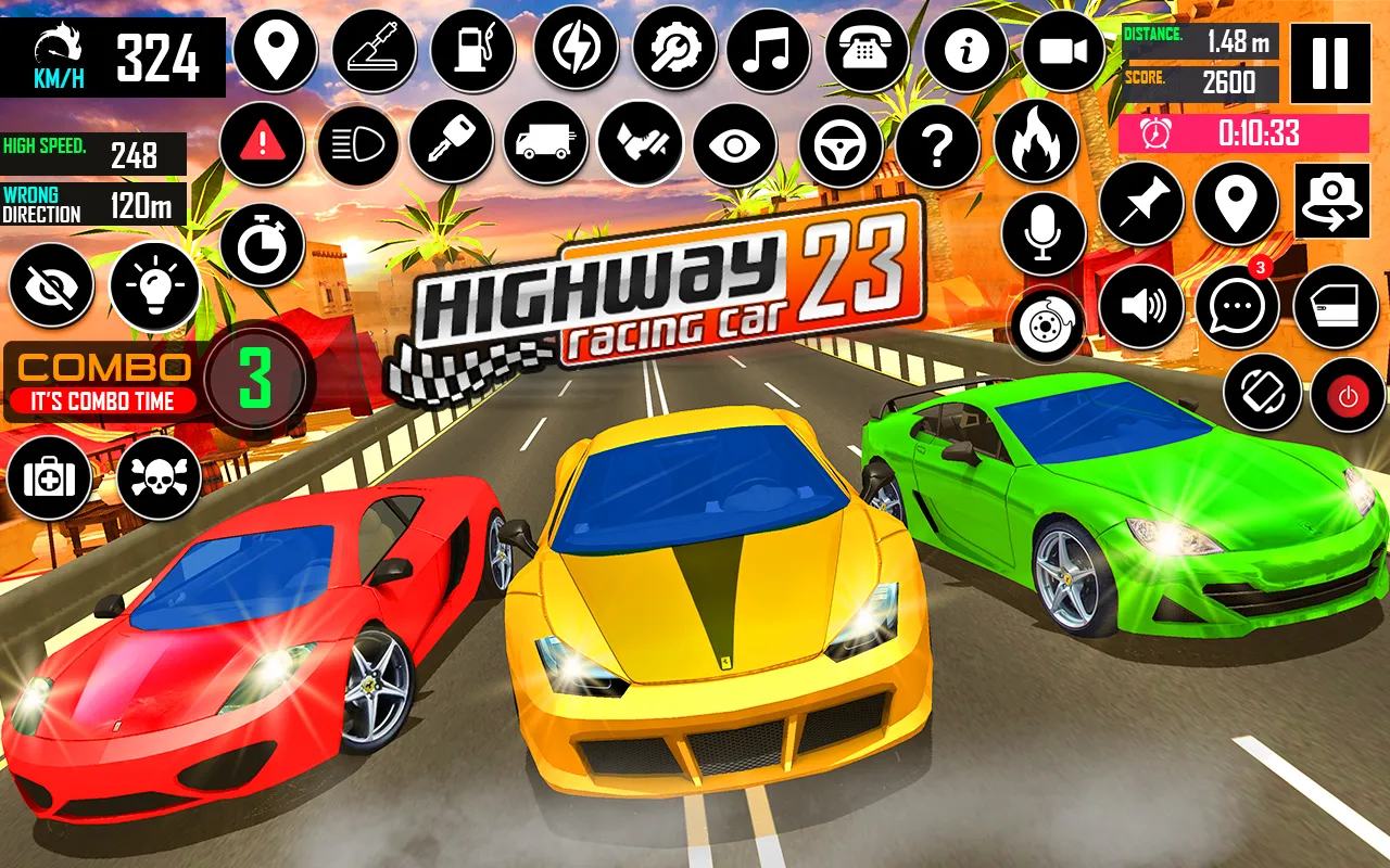 Highway Car Racing 3D Games | Indus Appstore | Screenshot