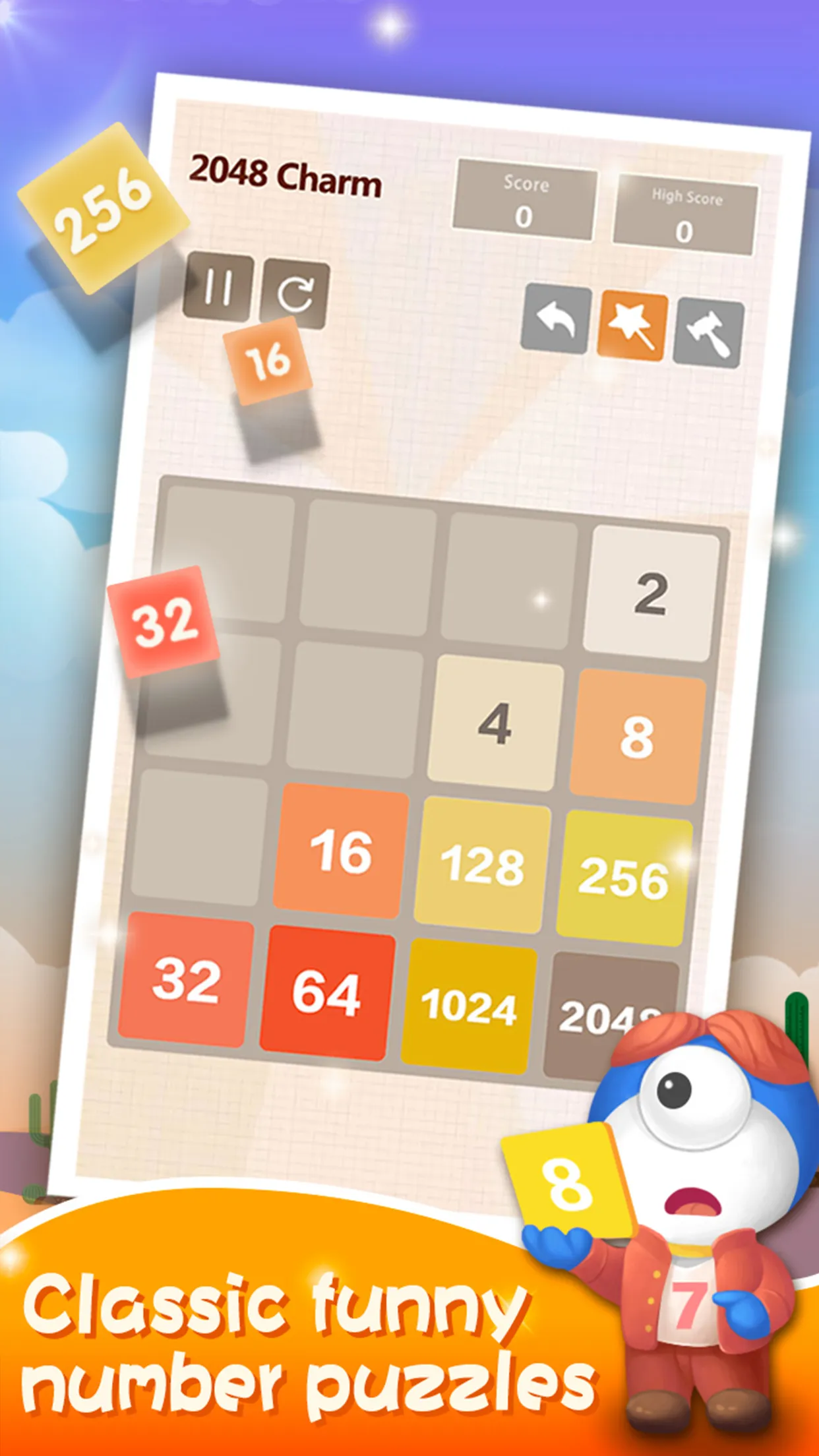 Number Charm: 2048 Games | Indus Appstore | Screenshot