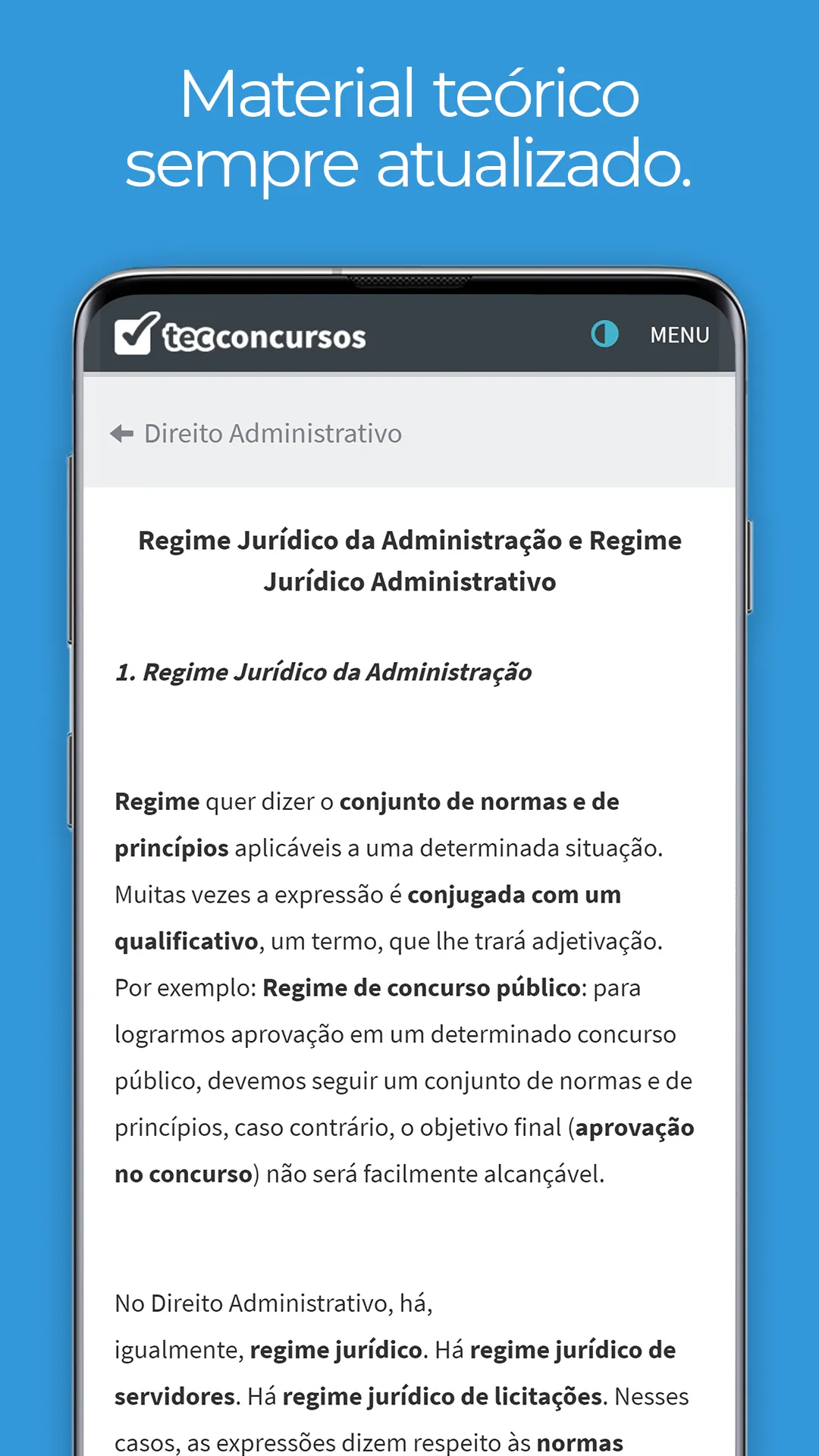 Tec Concursos | Indus Appstore | Screenshot