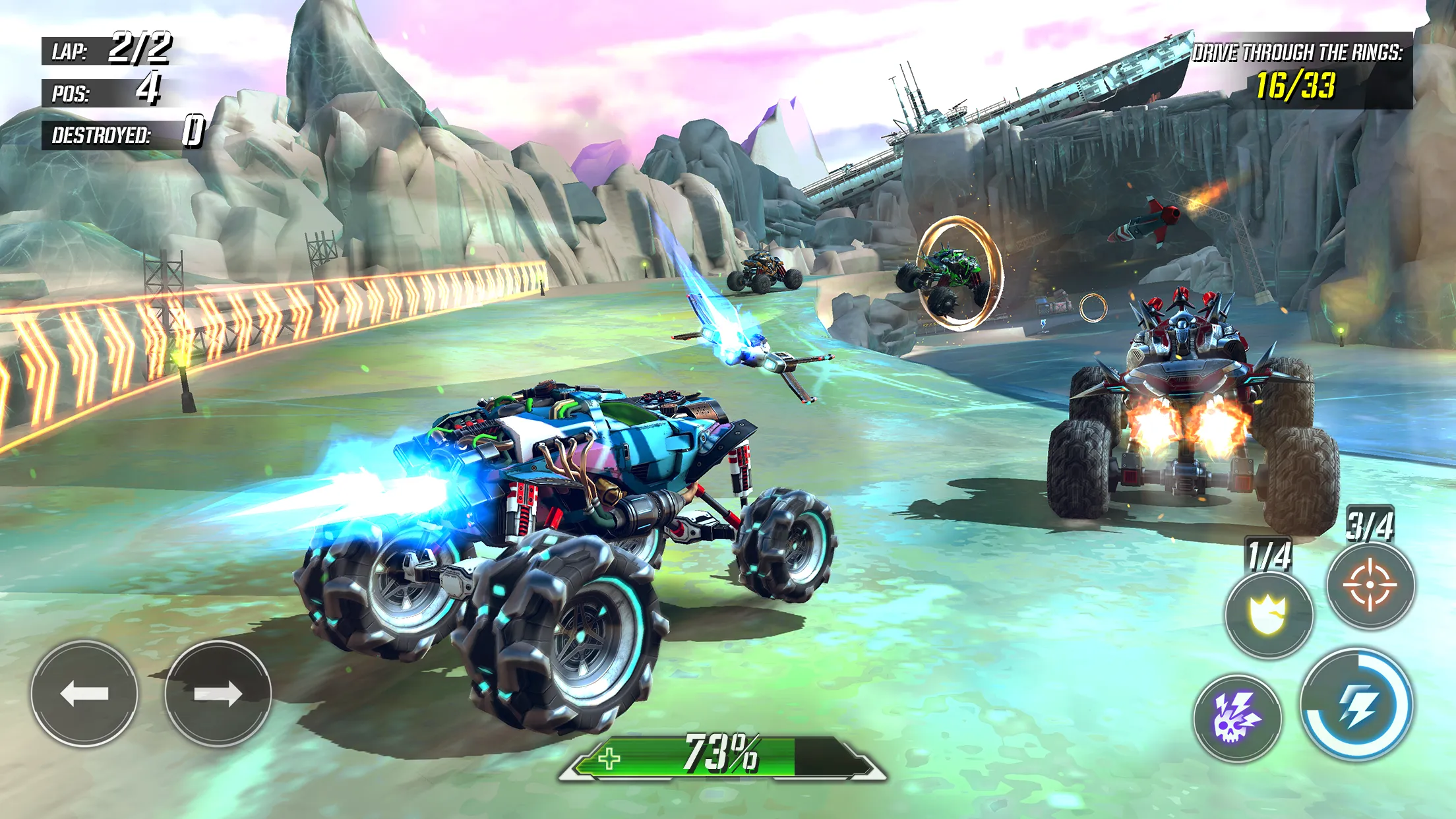 RACE: Rocket Arena Car Extreme | Indus Appstore | Screenshot