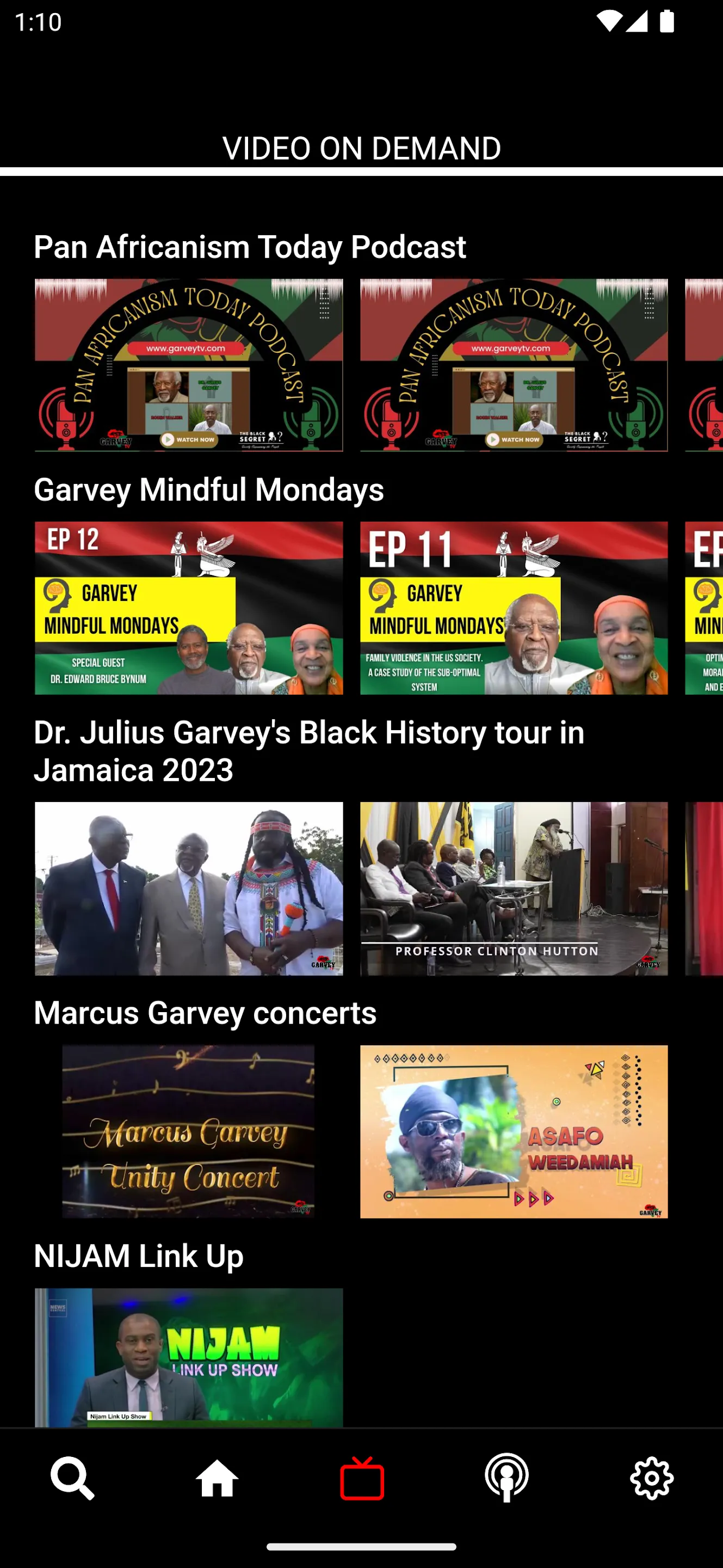 Garvey TV | Indus Appstore | Screenshot