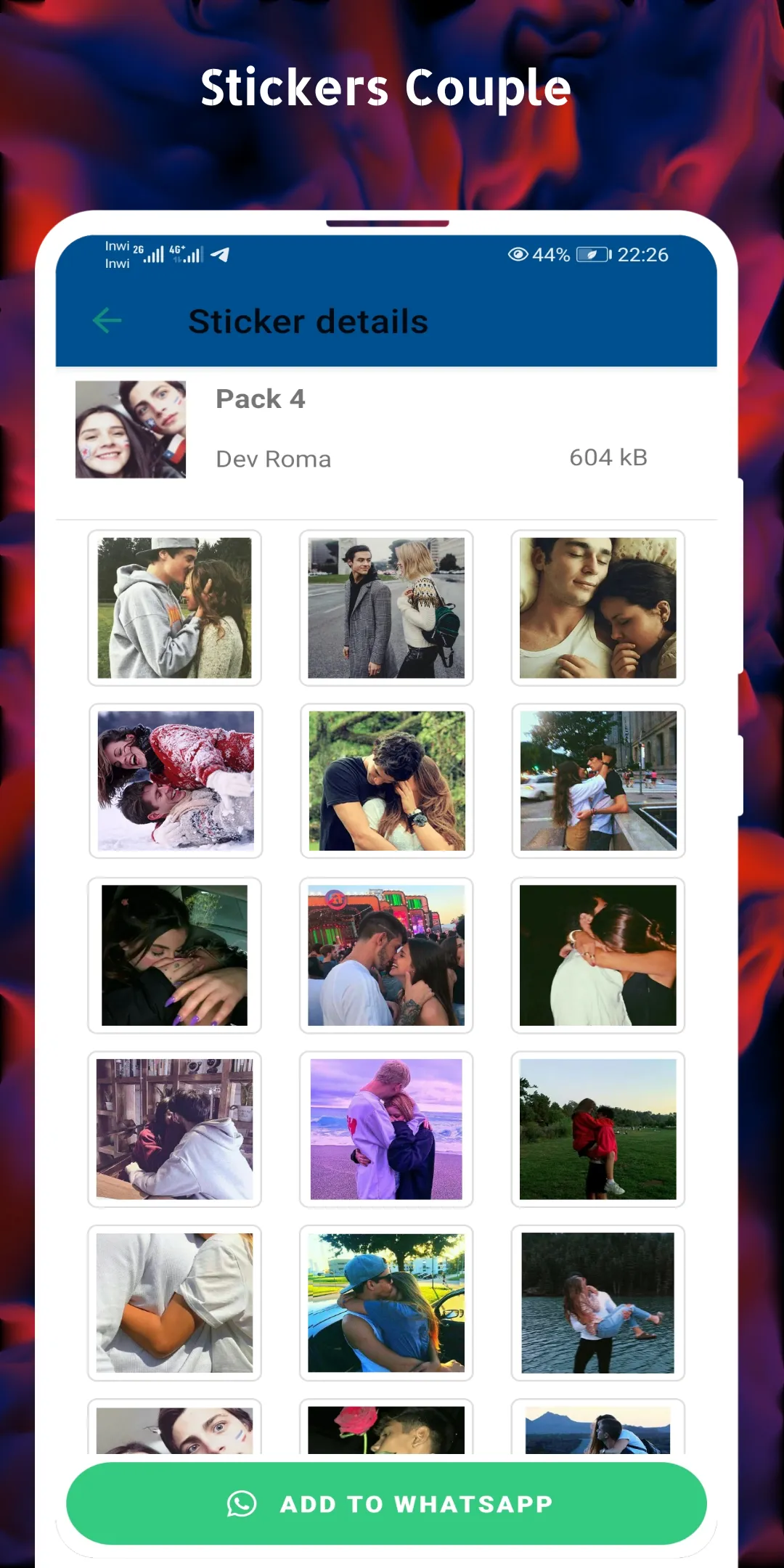 WASticker - Couple Romantic | Indus Appstore | Screenshot