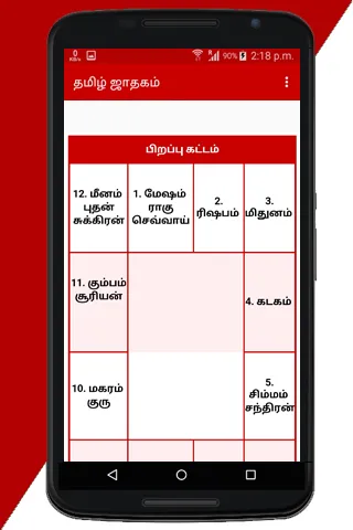 Tamil Jathagam - Tamil Horosco | Indus Appstore | Screenshot