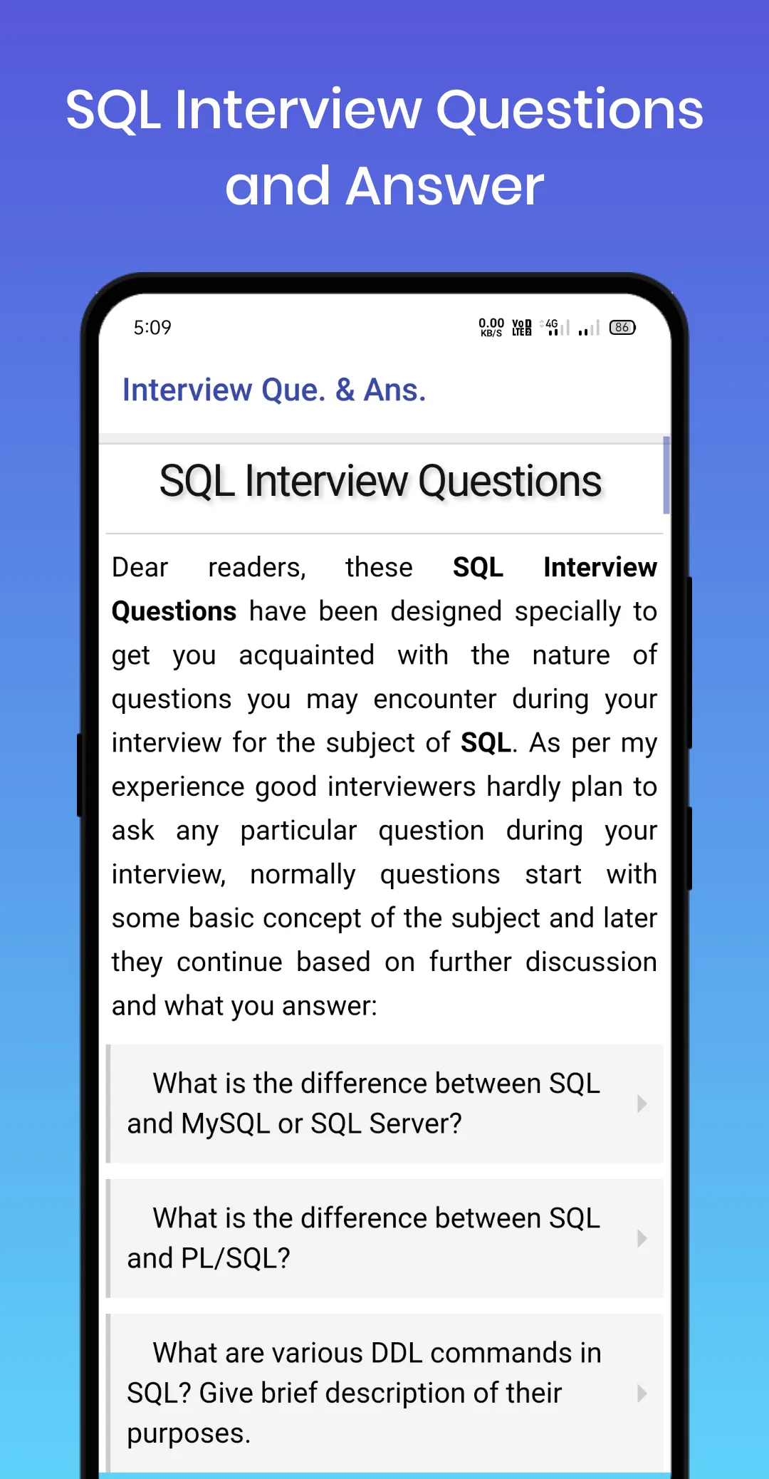 Learn SQL and SQL Server | Indus Appstore | Screenshot