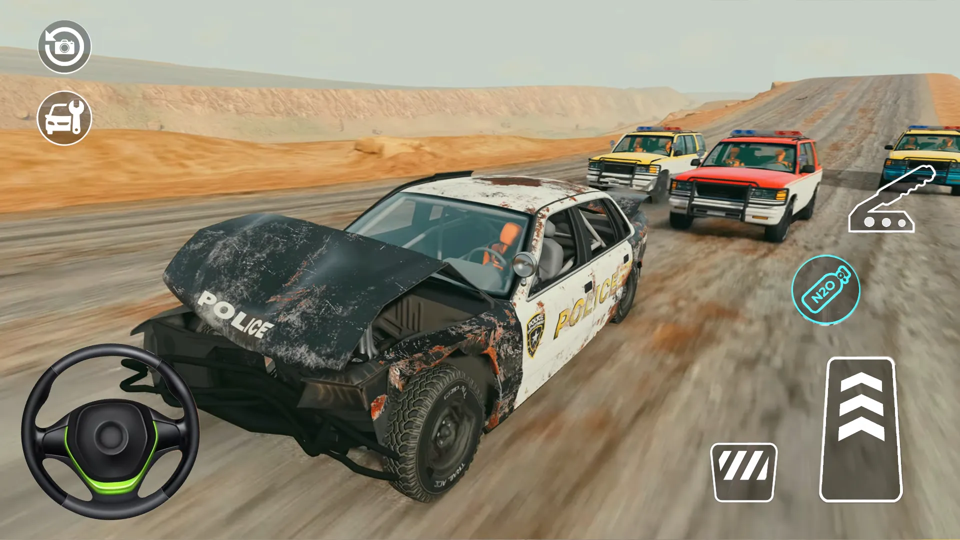 Jumping Car Damage Test Game | Indus Appstore | Screenshot