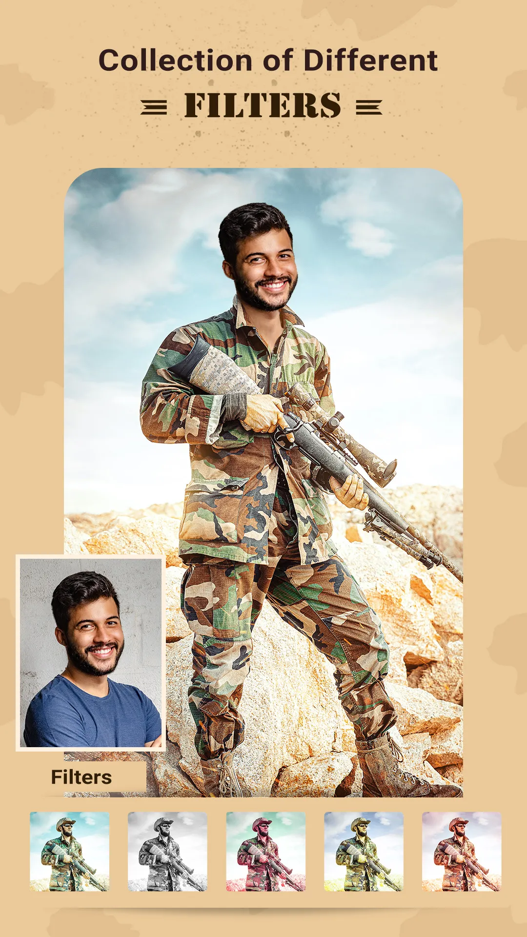 Army Photo Suit - Photo Editor | Indus Appstore | Screenshot