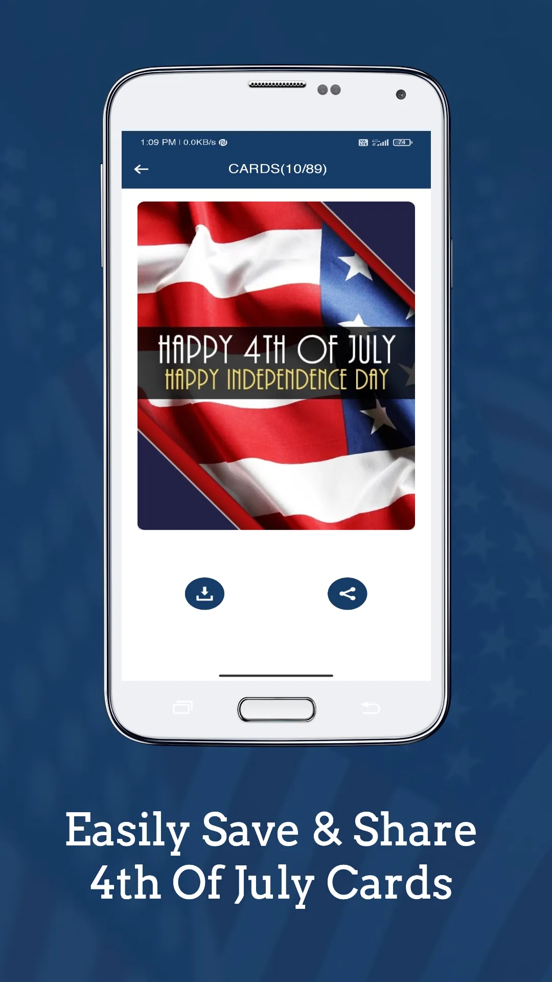 4th Of July Wishes & Cards | Indus Appstore | Screenshot