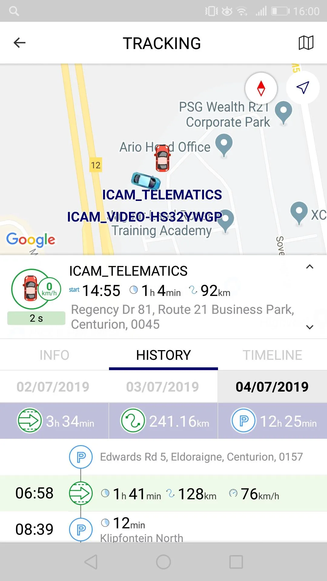 iCAM Video Fleet | Indus Appstore | Screenshot