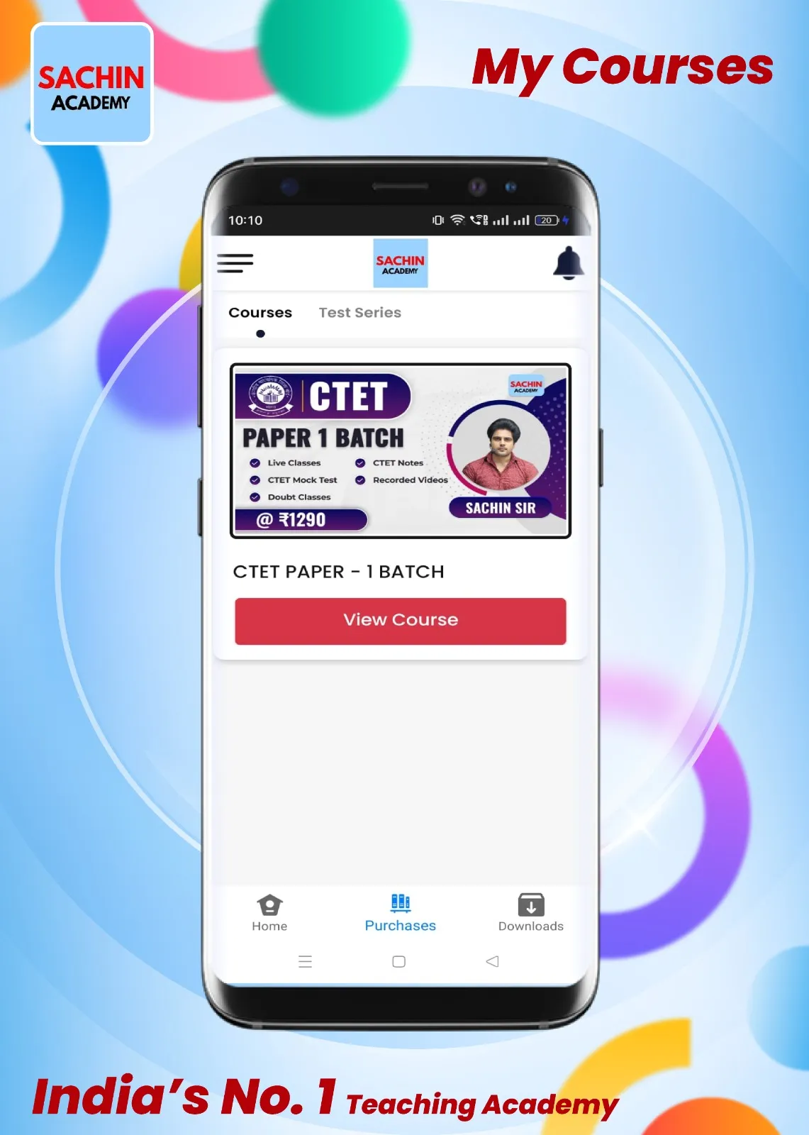 Sachin Academy Official | Indus Appstore | Screenshot