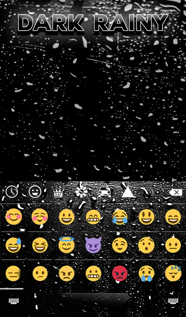 Dark Rainy Keyboard Wallpaper | Indus Appstore | Screenshot