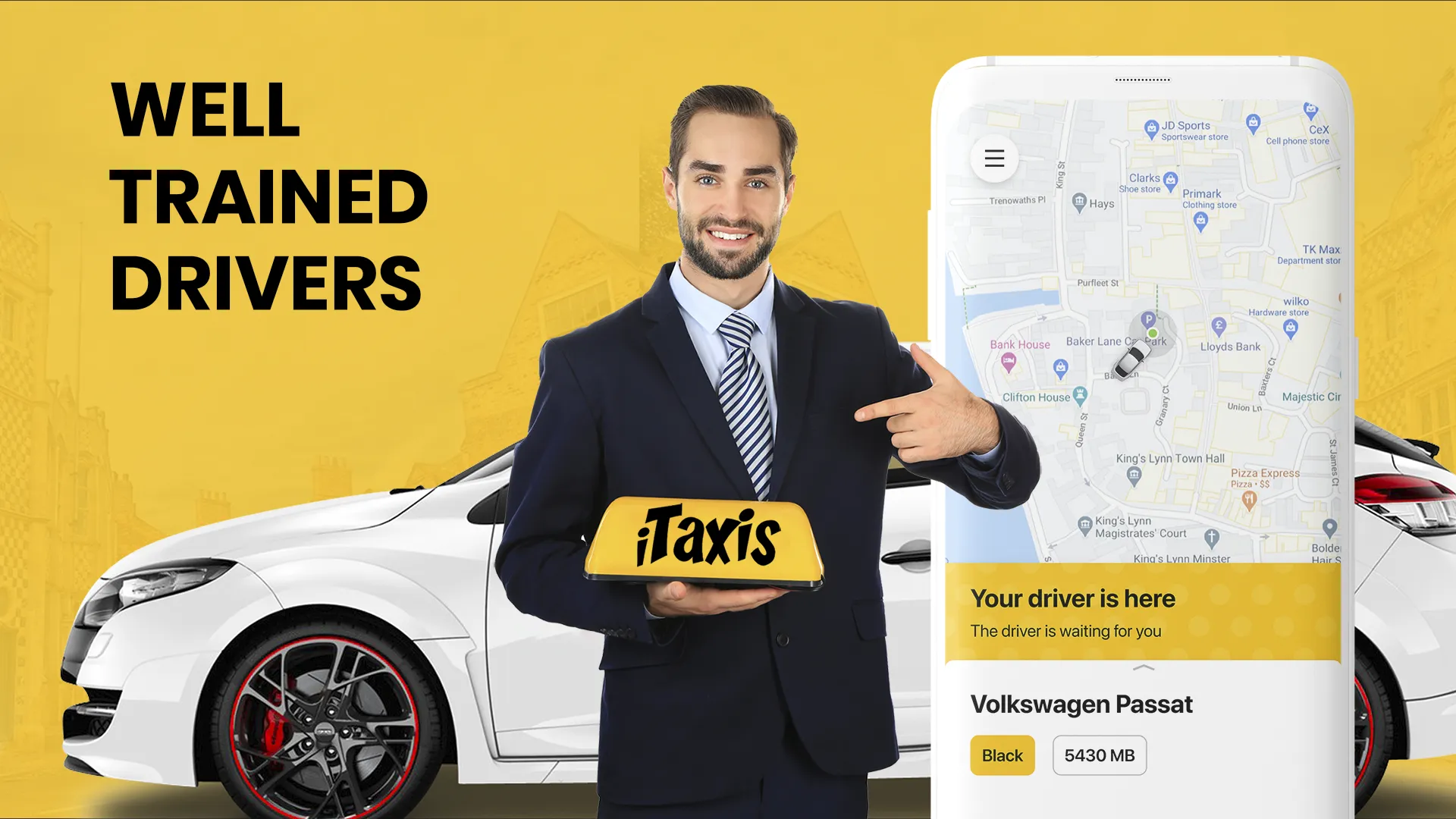 iTaxis: Kings Lynn Taxi | Indus Appstore | Screenshot