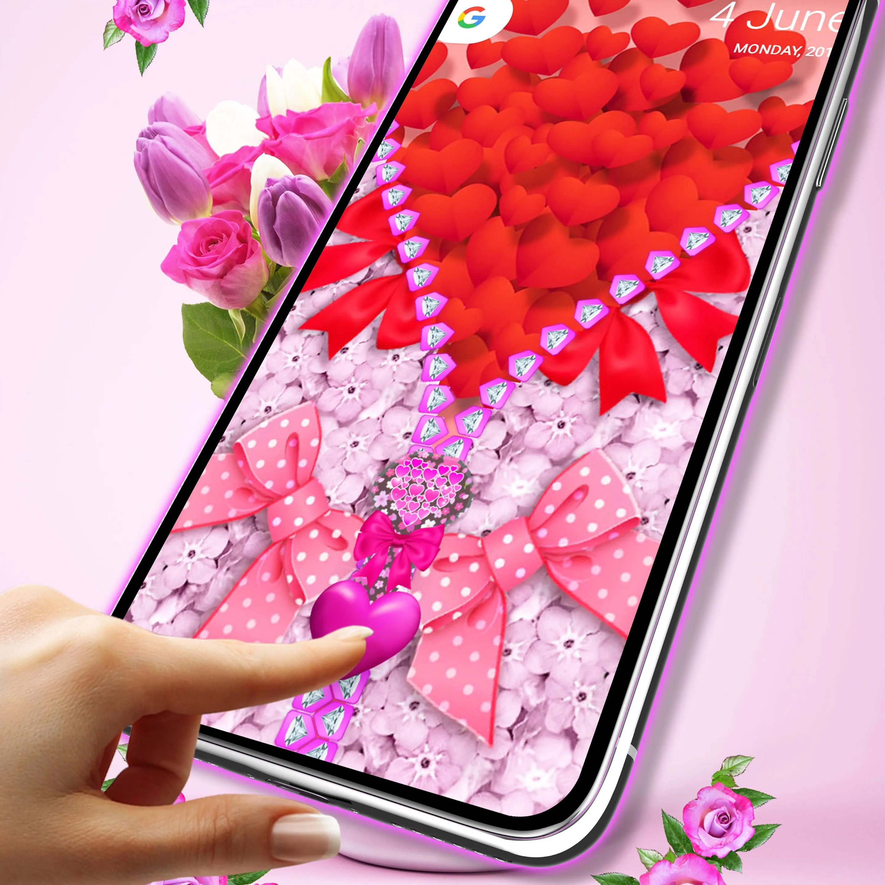 Cute lock screen for girls | Indus Appstore | Screenshot