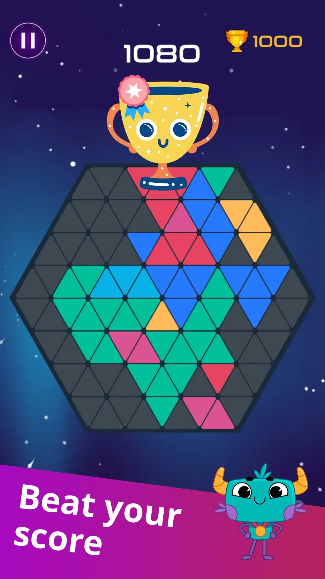 Mind games for adults: Triblok | Indus Appstore | Screenshot