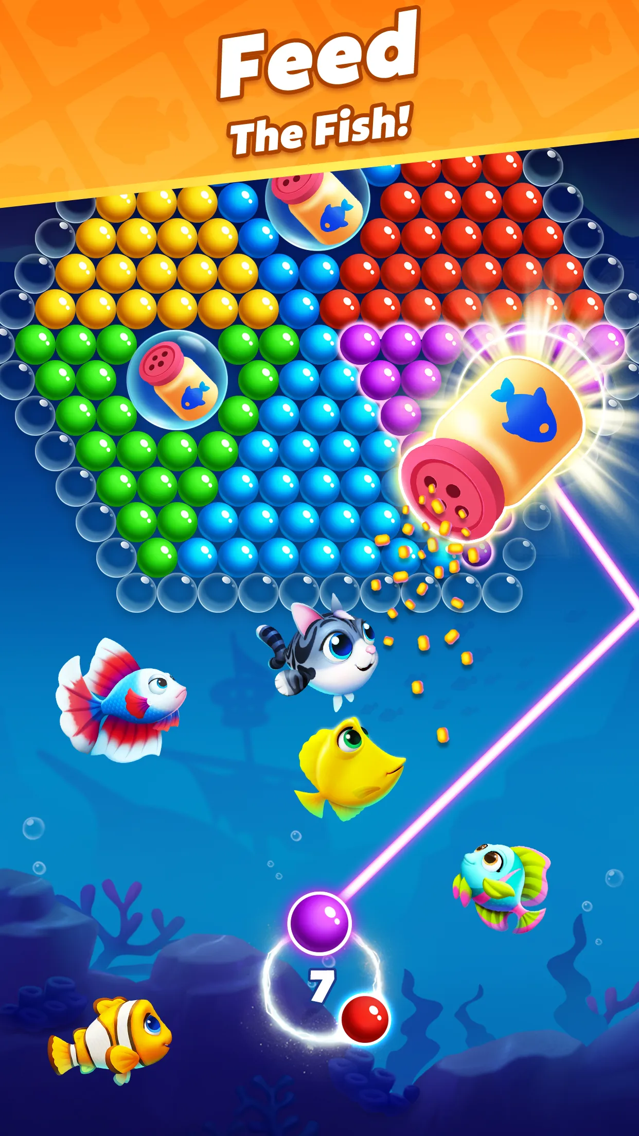Bubble Shooter Ocean Pop | Indus Appstore | Screenshot