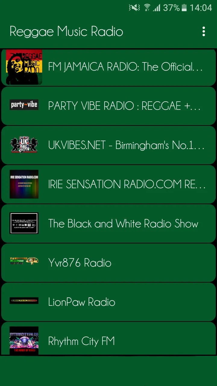 Reggae Music Radio | Indus Appstore | Screenshot