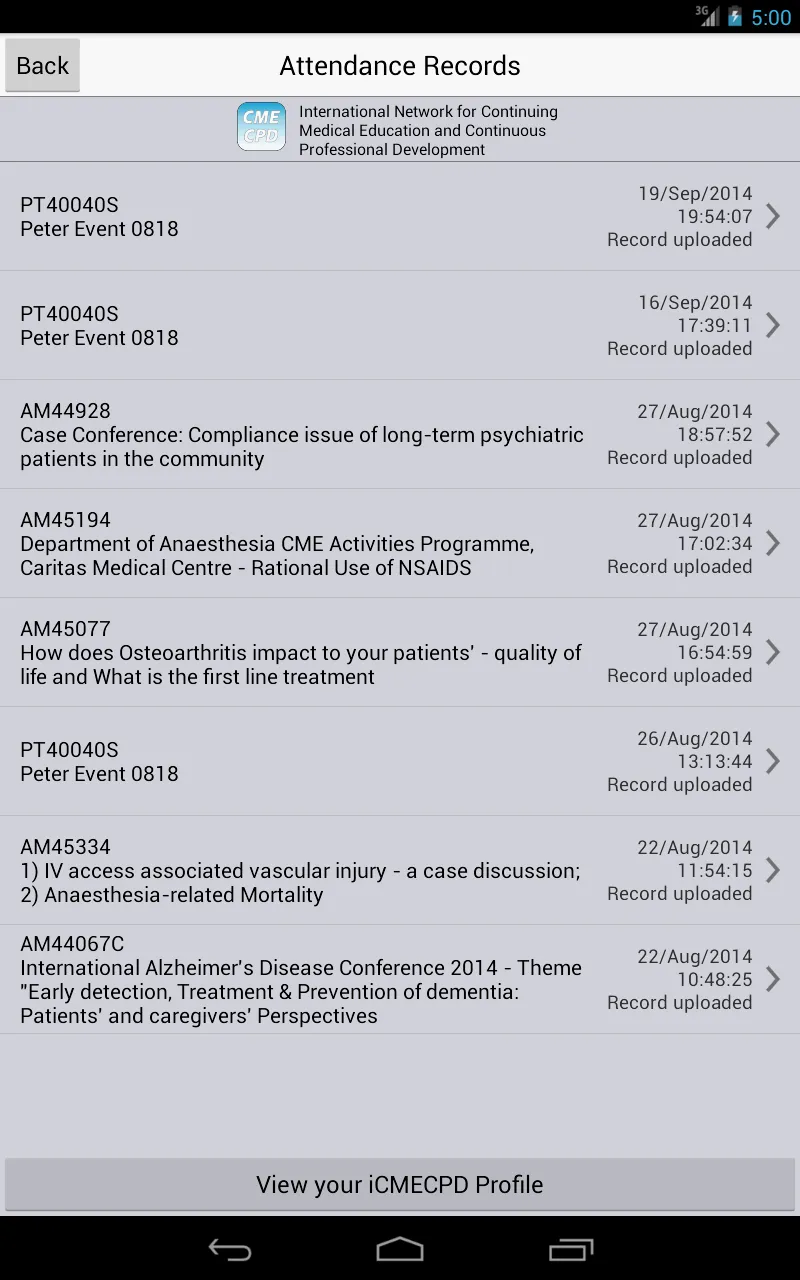 iCMECPD | Indus Appstore | Screenshot