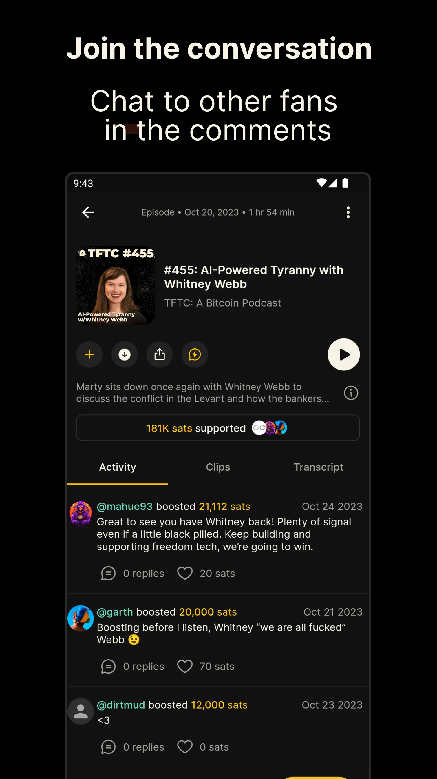 Fountain: Podcasts & Music | Indus Appstore | Screenshot