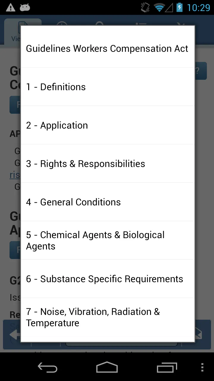 BC OHS Regulation | Indus Appstore | Screenshot