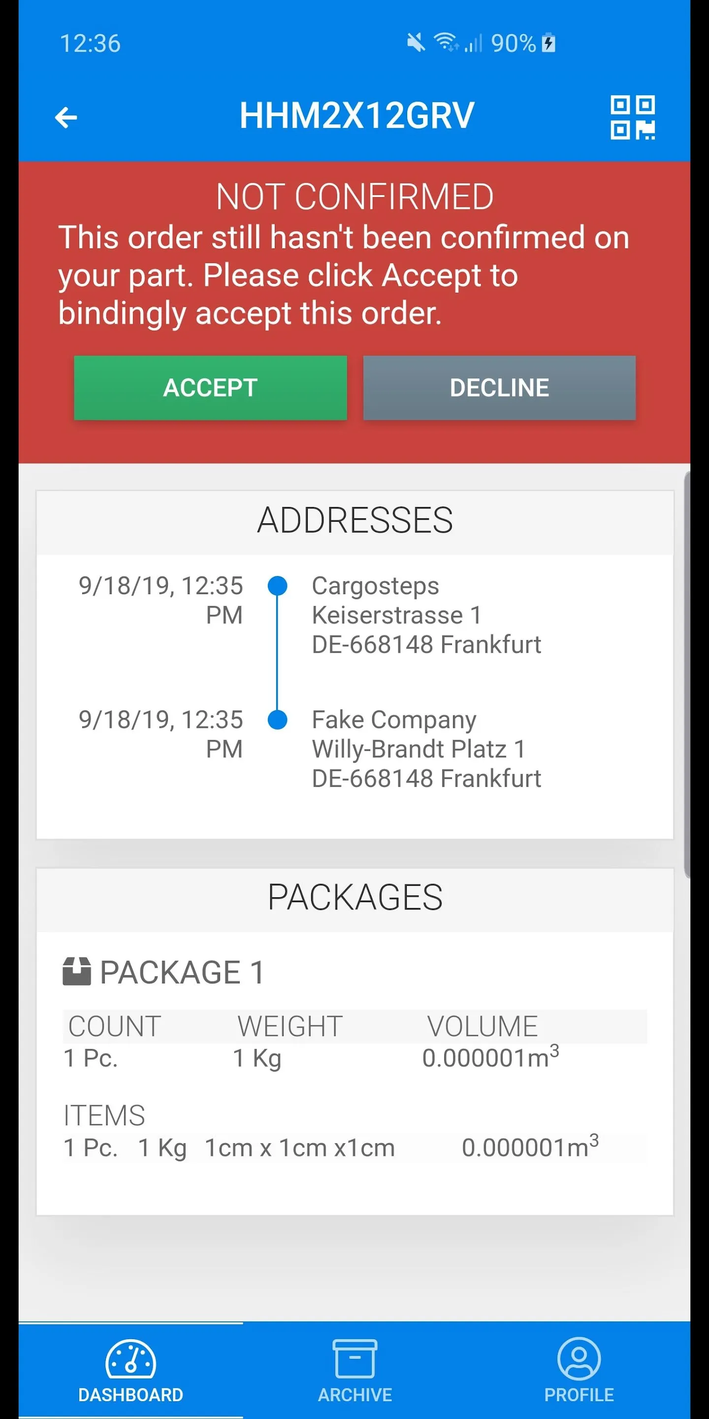 CargoSteps V2 | Indus Appstore | Screenshot