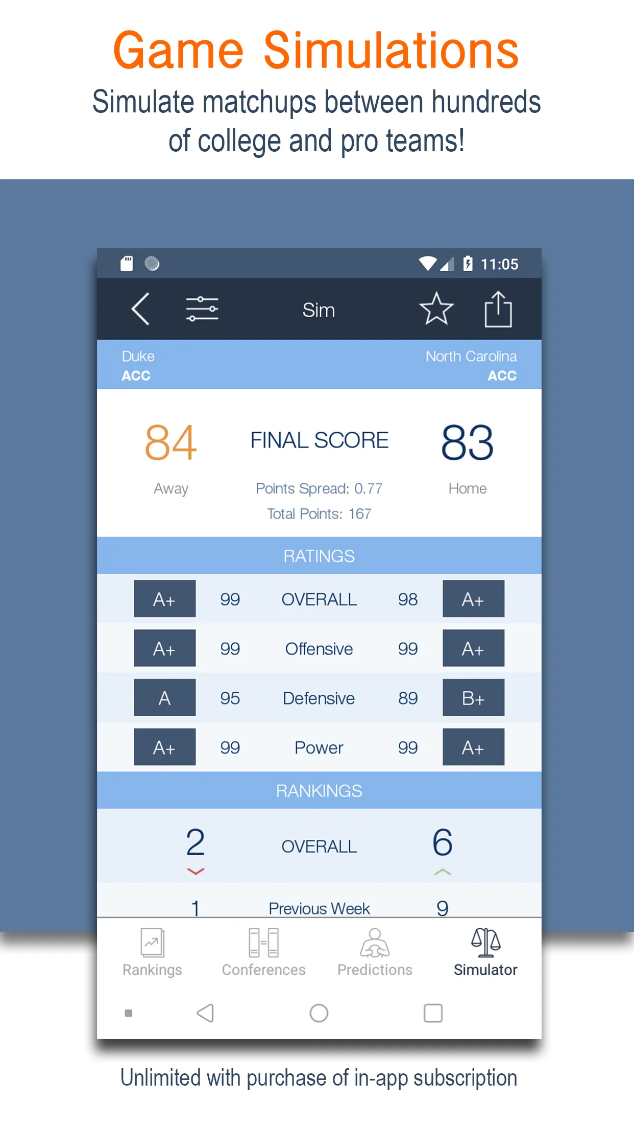 Versus Sports Simulator | Indus Appstore | Screenshot