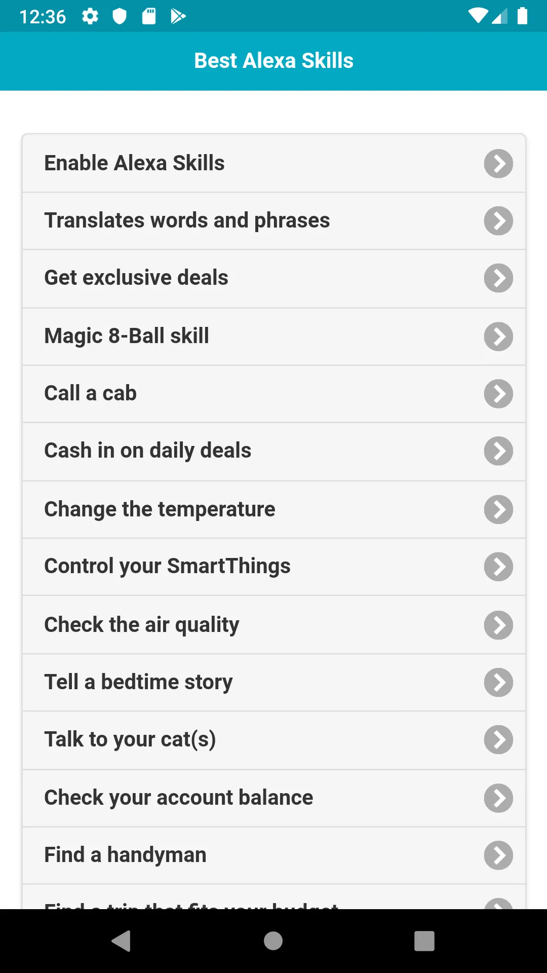 Essential skills for Alexa | Indus Appstore | Screenshot