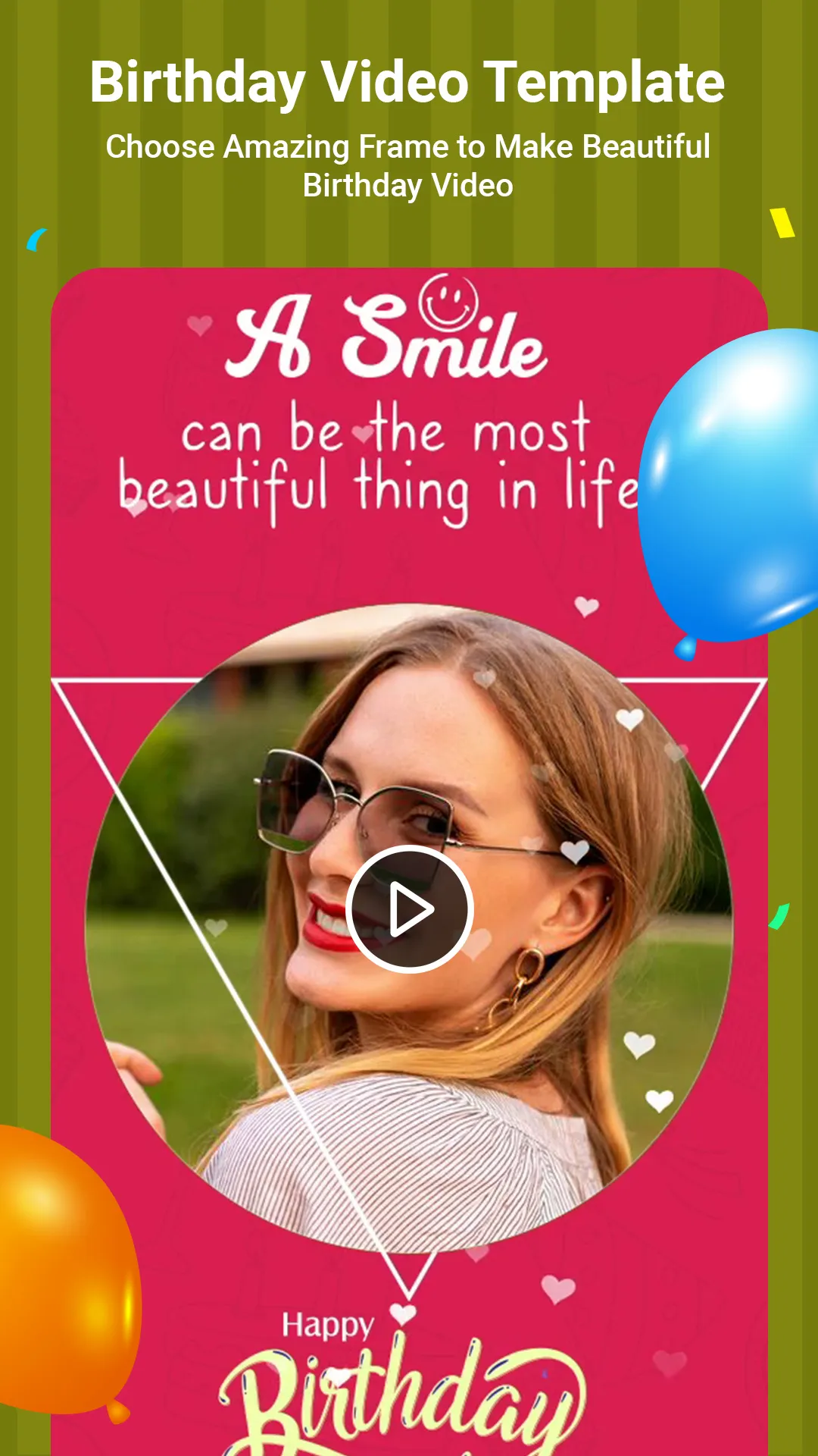 Birthday Video Maker | Indus Appstore | Screenshot