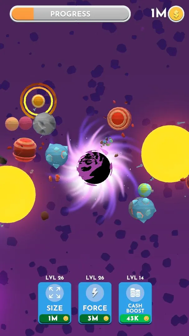 Idle Black Hole | Indus Appstore | Screenshot