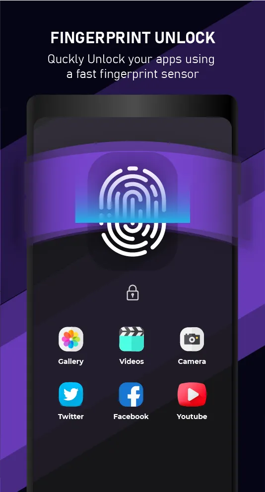 AppLock - Fingerprint unlock,  | Indus Appstore | Screenshot