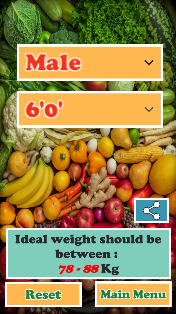 Body & Calories Calculator | Indus Appstore | Screenshot