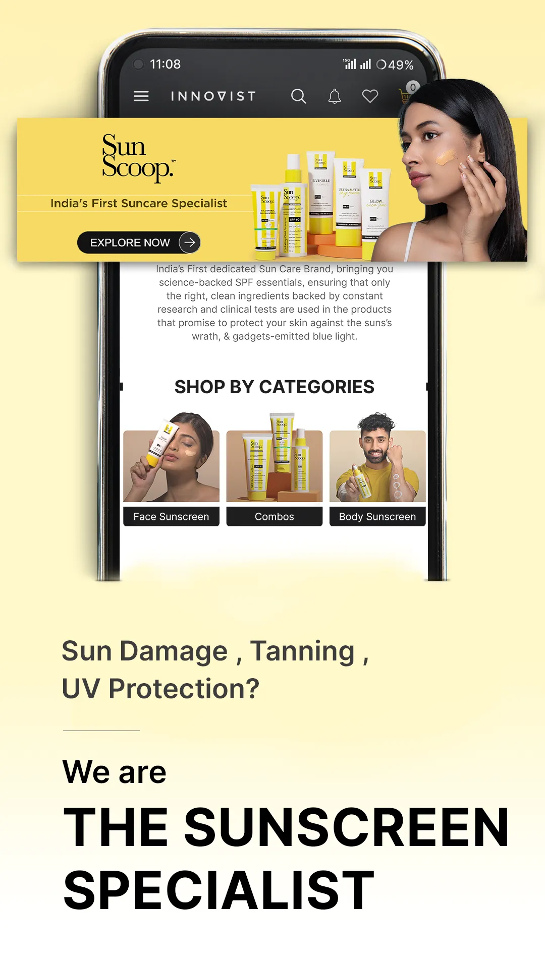 Innovist: Hair, Skin, Sun Care | Indus Appstore | Screenshot