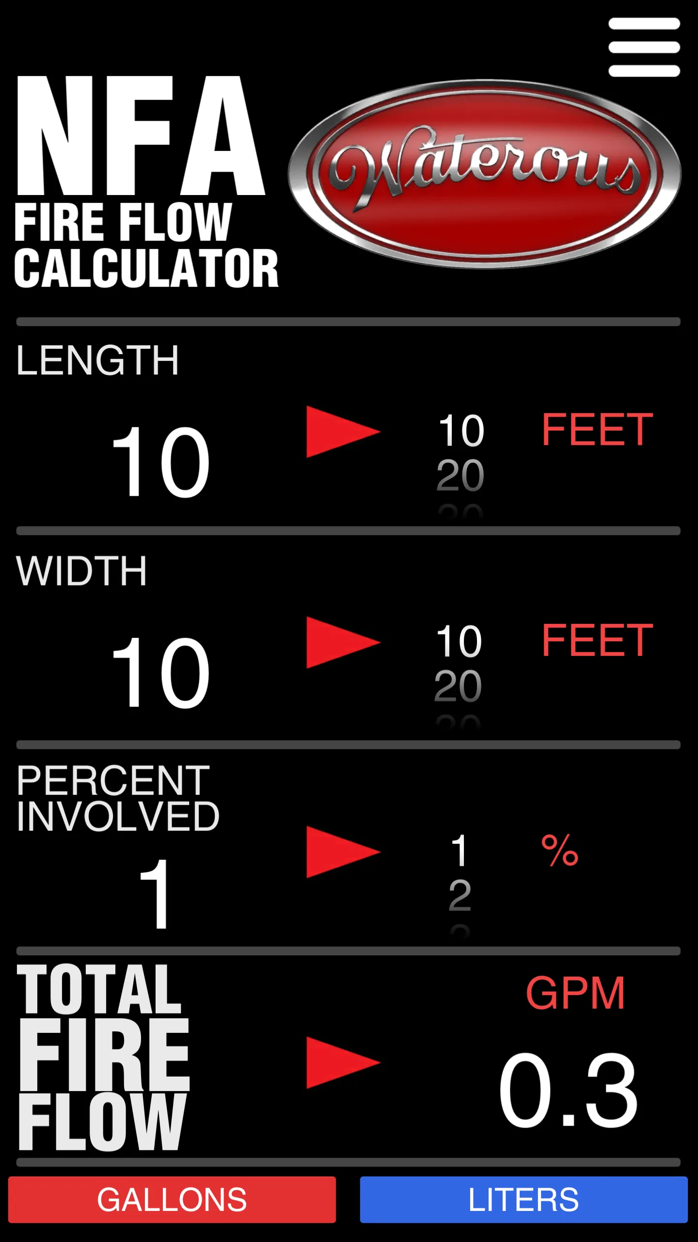 Water Flow Calculators | Indus Appstore | Screenshot