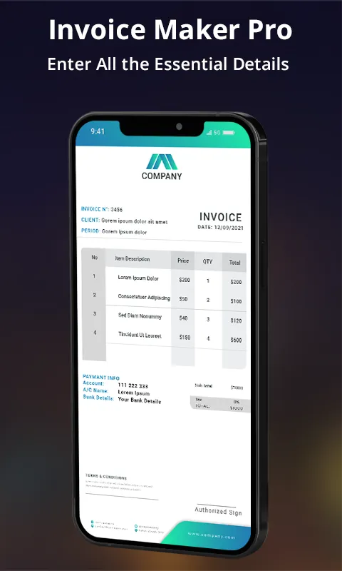 Invoice Maker Pro: Bookkeeping | Indus Appstore | Screenshot