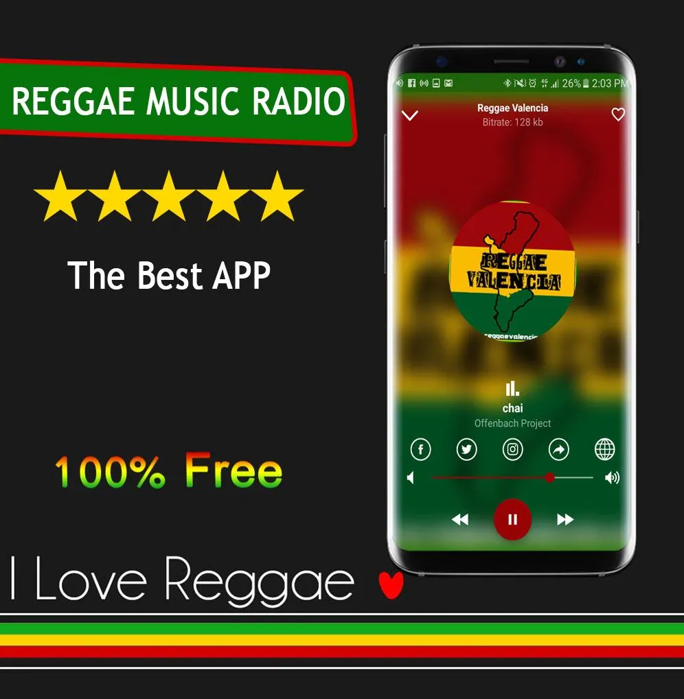 All Reggae Music | Indus Appstore | Screenshot